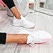 CucuFashion - Zapatillas de malla livianas para mujer, zapatos de running cómodos,...