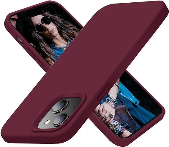 TEEKAOO Silicone Series Back Cover Case Compatible with iPhone 15 (Maroon) | Drop Protection and Camera Protection,Shock Absorbent, Soft Microfiber Lining Inside | Colour- Maroon (B0DD44SDN2) Amazon Price History, Amazon Price Tracker