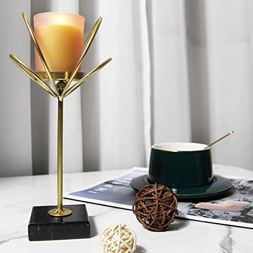 Support rond géométrique en fer noir pour décoration de table et mariage - 5