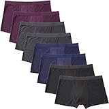 Fibra micromodal: hemos agregado nuevas opciones de color y telas mejoradas a los pantalones de microfibra modal para hombres. Hecho de fibras de modal suave que son más transpirables y elásticas que el algodón. Disfruta del tacto suave de la ropa interior de modal para hombre.