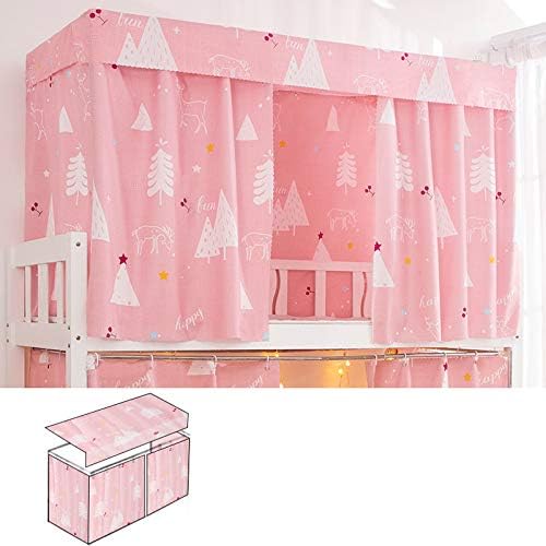 Miniatura 3 de Cortinas de litera para dormitorio, toldo de cama, cortinas de privacidad, 2 paneles + 1 parte superior