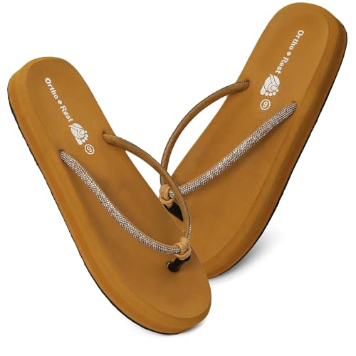 Image of Ortho + Rest Ortho Slippers for Women Daily Use, orthopedic FlipFlops | Arch Support With Soft Cushioned Footbed | Lightweight Ladies Chappal | Orthopedic Doctor Soft Slippers for Ladies & Girls