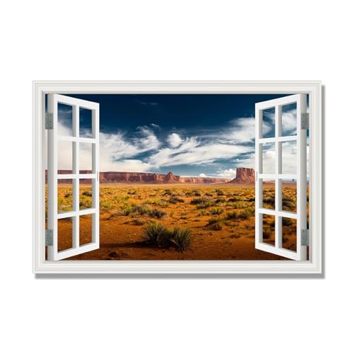 Tableau sur Toile Fenetre pour Agrandir une Pièce | Déco Murale 50x75cm