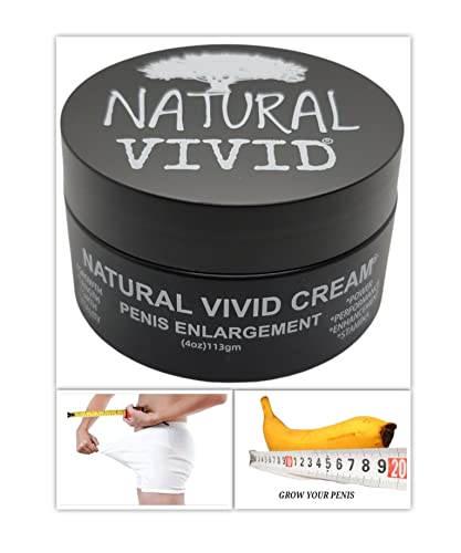 NATURAL VIVID CREAM Men Penis Enhancement Fast Growth ADD+ INCHES Cream Increase Size Length+Girth + Better Performance(1 Cream)4oz)