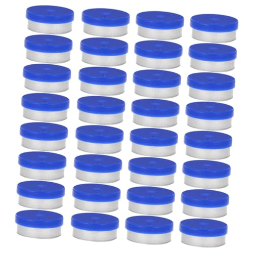 HEALLILY 200pcs Aluminum Plastic Cap for Glass Bottles Caps for Bottles Vial Sealer Bottle Caps Top Caps