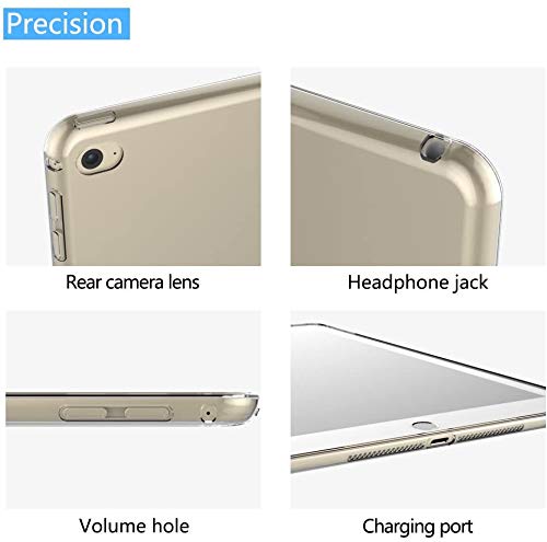 Image of SwooK Silicone Soft TPU Transparent Back Cover case for Apple iPad Air 2 A1566 A1567 (2014 Launched) iPad Back Cover case