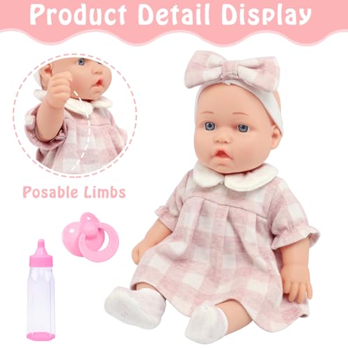 Muñeca Reborn ZITA ELEMENT 12 Pulgadas con 6 Accesorios miniatura 3