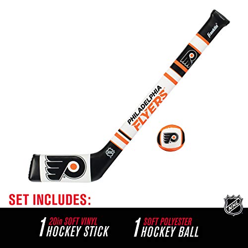 Franklin Sports Philadelphia Flyers Nhl Mini Soft Hockey Stick Set - Nhl Team Soft Foam Mini Hockey Stick And Ball Set - Great Toy For Kids #TOP1