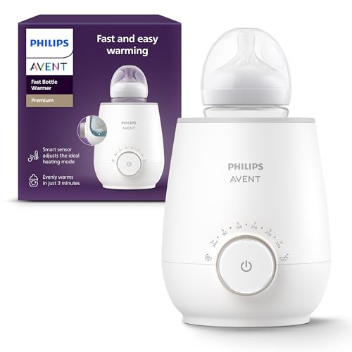 Philips AVENT SCF358/00 Flaschenwärmer für schnelles und gleichmäßiges Erwärmen von Milch & Babynahrung, weiß