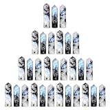 Amazing Gemstone Rainbow Moonstone Crystal Points Bulk Healing Crystals - Pack of 3 Single Terminated Healing Wand Point Bulk Crystals for Crafts, Crystal Grid, DIY Work - Premium Crystals