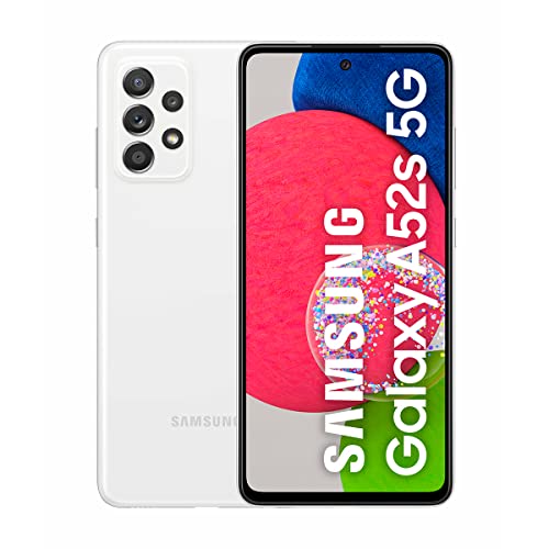 Samsung Galaxy A52s 5G (128 GB) Blanco – Smartphone con Pantalla de 6,5» y Chipset 2022