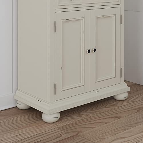 Homestyles Dover 71.5 Inches High By 30 Inches Wide With Drawer And Adjustable Shelves White. #TOP6