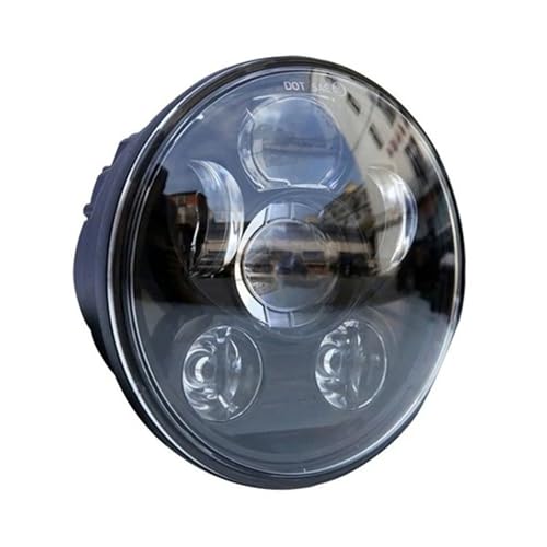 Phare moto de route 5-3/4" pour virées nocturnes en Sportster et Dyna Bob