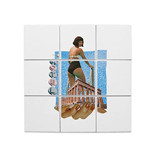 Carreaux céramique décoratif 45x45 cm illustration humour surréaliste