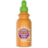 Go-Tan - Salsa Sriracha Mayo, Salsa Cremosa, Aderezo, Sabor ligeramente Picante, 500ml