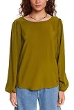 edc by ESPRIT Damen 072CC1F303 Bluse, 360/OLIVE, XXL
