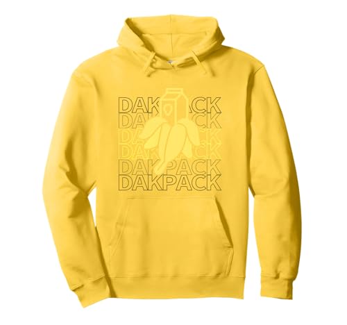 Milky Banana Funny Text Dakpack Vintage For Men Women Kids Pullover Hoodie