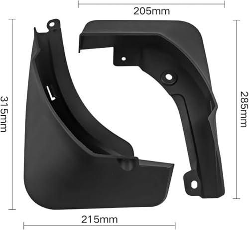 Protectores de salpicaduras para Vezel ideales para climas lluviosos 6