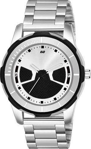 TIMESPACE TS-001 Unique Stainless Steel White&Black Analog Men's & Boy's Watch