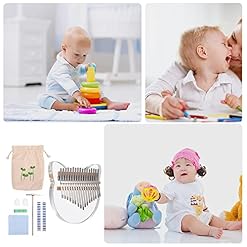 BIENKA 21 Touches Kalimba Pouce Piano Acrylique Transparent Mbira Doigt Piano Instrument de Musique Cadeaux for Enfants… - Les Beatles, Paul McCartney, John Lennon, RIngo Starr, George Harrison BIENKA 21 Touches Kalimba Pouce Piano Acrylique Transparent Mbira Doigt Piano Instrument de Musique Cadeaux for Enfants… – Image 4