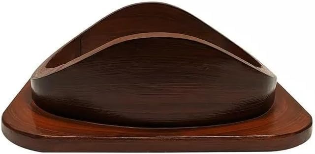 Base en bois massif marron foncé antique pour casque de plongée de 45,7 cm, cadeau fait à la main