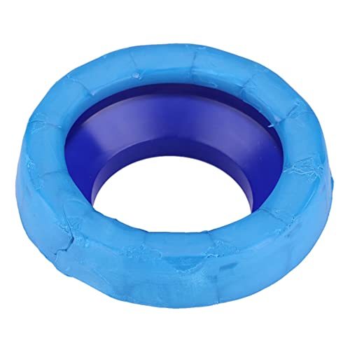 Akozon Toilet Wax Seal Flange with Caulk - Premium Slip-Resistant Plumbing Sealant for Easy Toilet Installation and Prevention