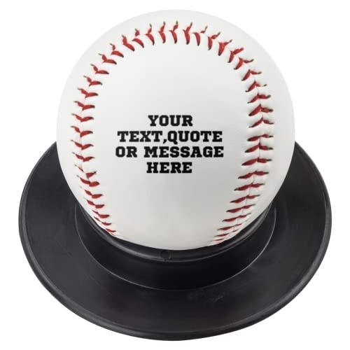 Personalized Baseball Quote for Sports Fans Grandson from Grandma Grandpa Customized Message Baseball Game Accessories for Son Nephew from Dad Mom Custom Sports Ball Fans Accessories 1pz