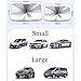 Car Sun Protection Windscreen for Mercedes Benz M Class ML W166 SUV ML 320/ML 350/ML 400 2012-2016 Foldable Car Parasol Front Windscreen Sun Protection Dust Protection Sun Visor