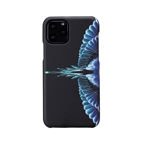 MARCELO BURLON COUNTY OF MILAN Cover/Custodia Compatibile con iPhone 11 PRO - Custodia Burlon Originale con Vetro temprato 9H - Rigida - Soft Touch e Antiurto - Protezione Frontale rialzata