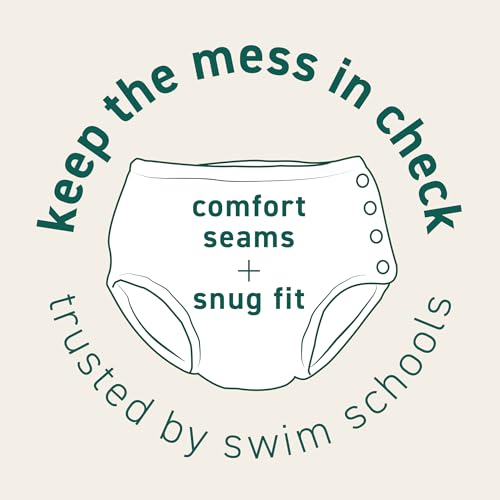 i Play Girls Reusable Absorbent Baby Swim Diapers Light Pink 3T3