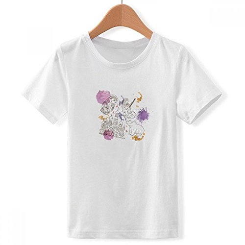 T-shirt garçon Russie blanc XL idéal pour les journées d'école et sorties culturelles