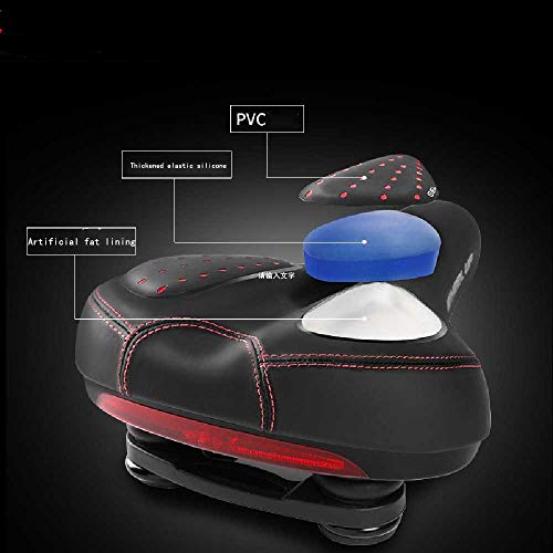 Coussin de vélo confortable imperméable à rembourrage creux - 5