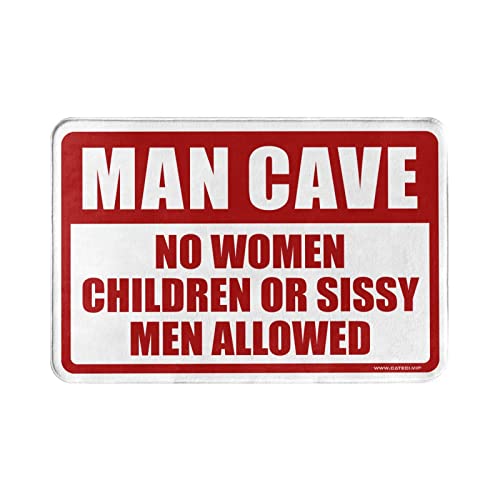 Tapis polypropylène Camper Decorations Inside Man Cave Rules paillasson 65x90