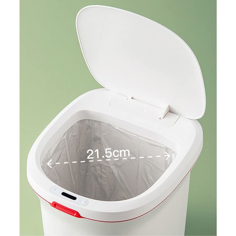 Vista 4 de ADSRB Smart Sensor Trash Can Kitchen Household Automatic Waterproof Garbage Can with Lid Toilet Trash Bin for Kitchen Living Room