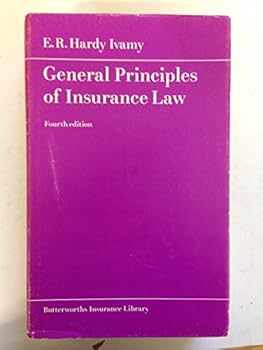 Hardcover General principles of insurance law (Butterworths insurance library) Book
