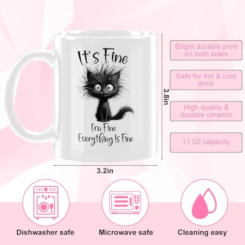 Taza de Cerámica 11oz para Café y Té miniatura 3