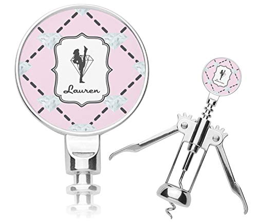 Personalized Diamond Dancers Corkscrew