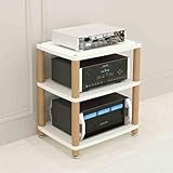 Utilisation multi-scène : l'armoire stéréo sert de solution de rangement polyvalente pour les home cinémas, les bureaux, les salons familiaux et les chambres.