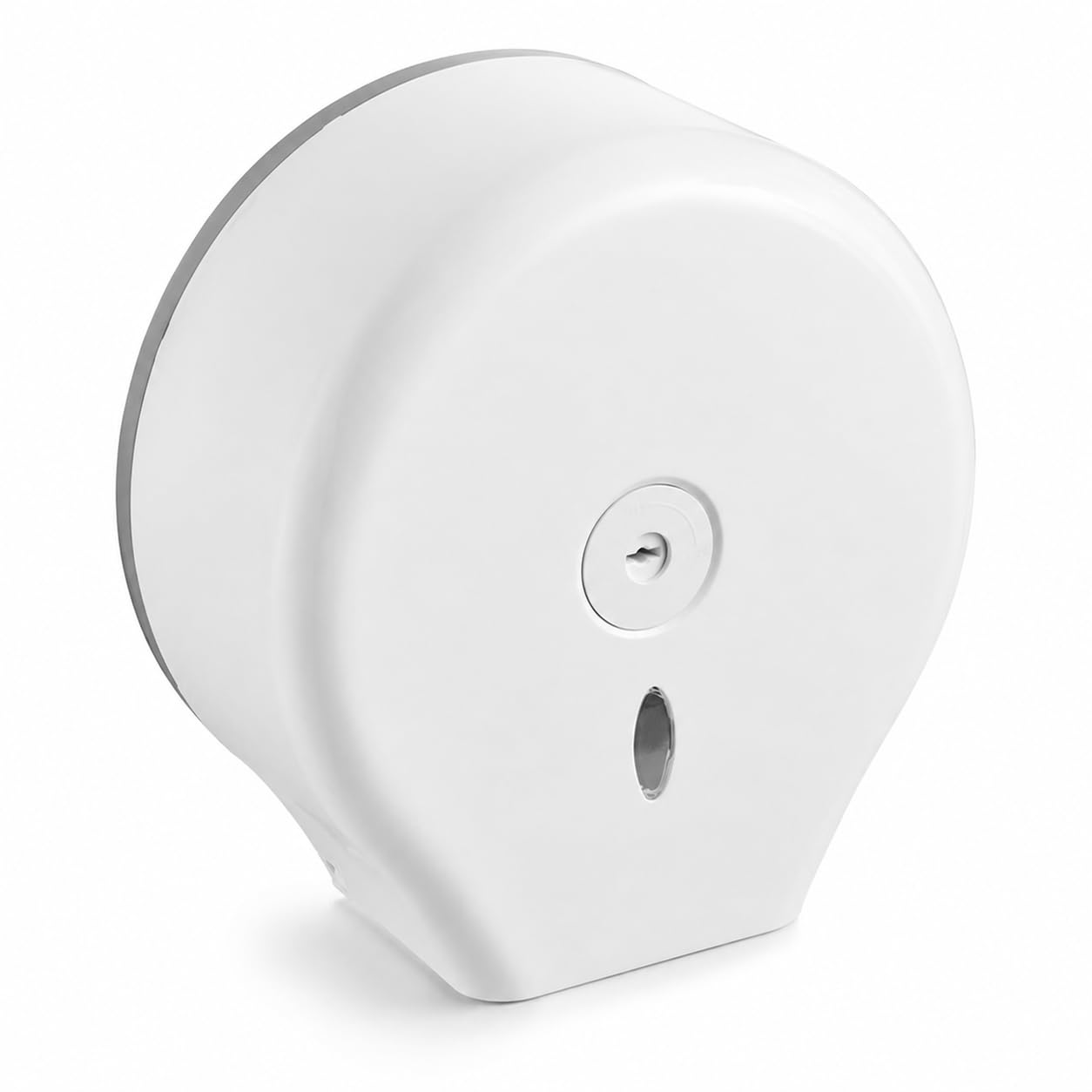 Commercial Toilet Paper Dispenser by Glownary – Stainless Steel, White, Model 66awltpsinglj2