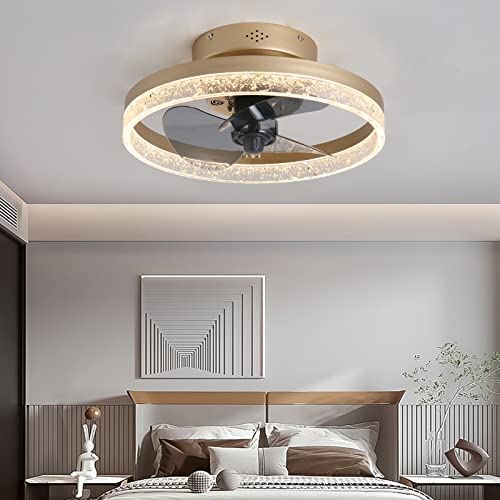 Lustre ventilateur de plafond avec télécommande pour rafraîchir une chambre sans bruit
