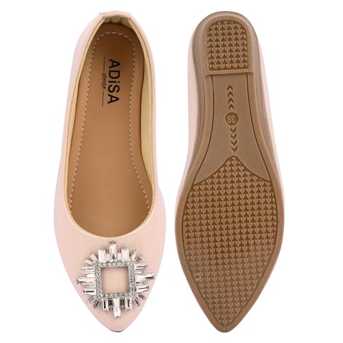 Image of ADISA WEAR Women Girls Slip On Ballet Flats (WS1008)