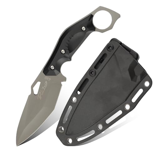 Bilizuo Combat Pocket Knife with Finger Loop, 4
