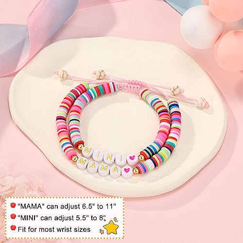 UNGENT THEM First Day of School Gift for Mom Daughter, Mama and Mini Back to School Bracelets3