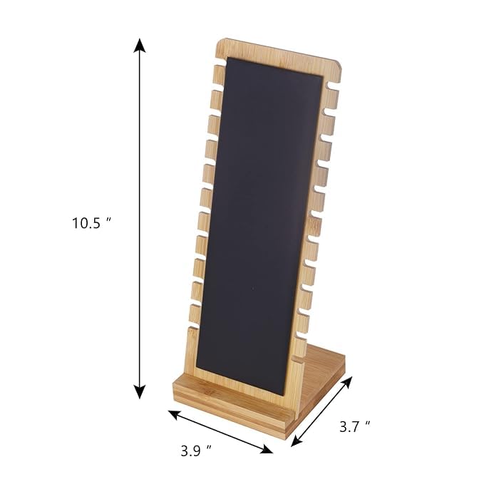 Image of Jewelary Boxes (Wooden Necklace Stand Black)