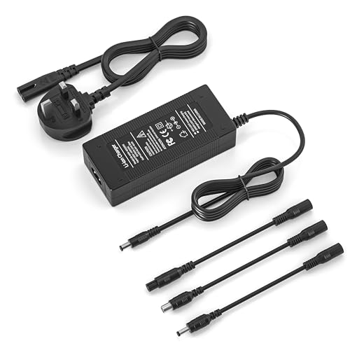 Electric Scooter Charger for Xiaomi M365, Hoverboard Scooter Battery Charger 42V 2A 4-in-1 for Xiaomi M365, Pro, Pro 2, 1S, Swagtron, Jetson, Razor, Segway Ninebot ES1 ES2 ES4 Electric Scooter EBike