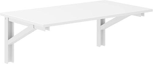 Need Mesa de pared plegable flotante de madera de 354 pulgadas ahorro de espacio perfecta para garaje cocina lavandería baño balcón