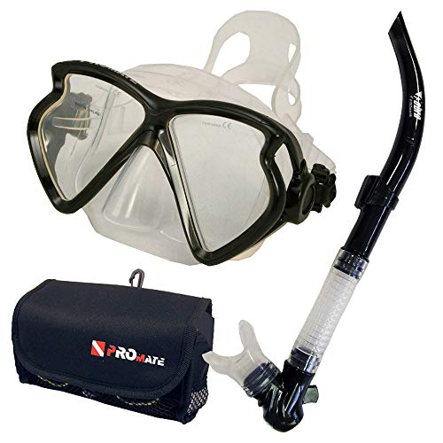 Promate Snorkeling Scuba Dive Matrix Mask Snorkel Gear Bag Set