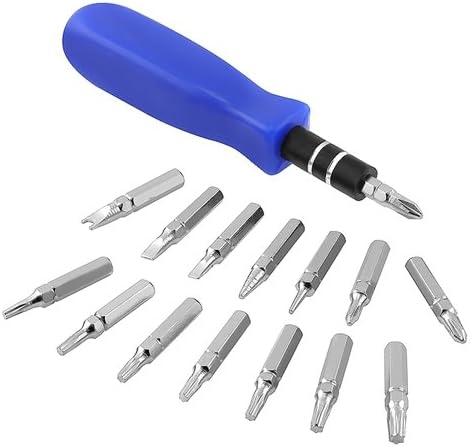 eForCityMini Screwdriver Set w/ 15 bits Great for Cellphones, Computers, Gaming Devices for Game Boy Advance, Nintendo Wii, DS Lite, NDS