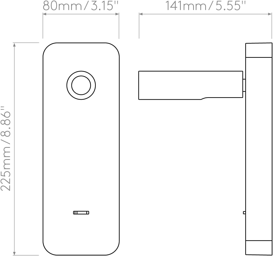 Astro Enna Surface USB Indoor Reading Light (Matt Gold) - Dry Rated - High Power LED Lamp, Designed in Britain - 1058164-3 Years Guarantee