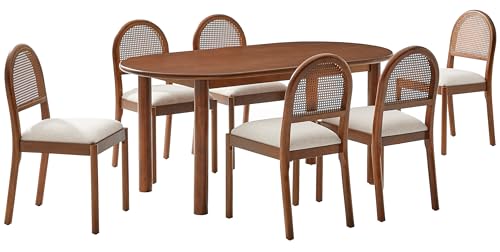 Crosley Furniture Kennedy Modern Dining Table Set for 6, Dinner